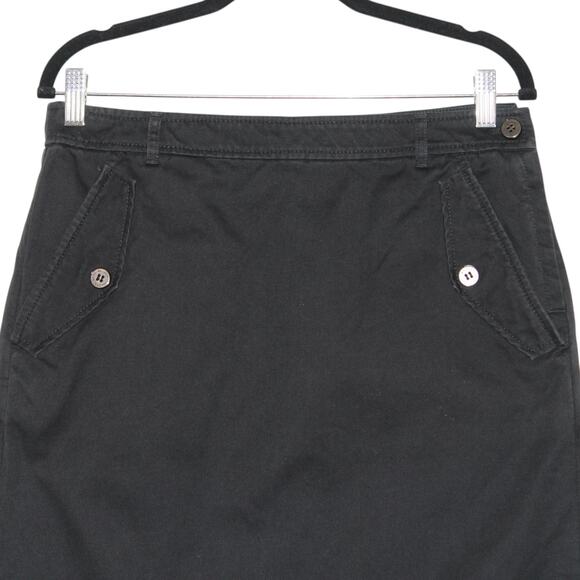 Marc Jacobs Black Denim Mini Skirt Size 10 - Picture 3 of 7